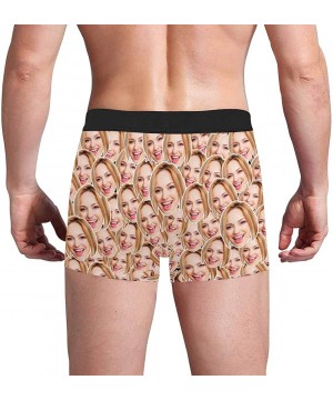 Boxer Briefs Custom Men's Boxer Briefs with Funny Photo Face- Personalized Underwear Wife's Face - Multi 0 - CH19D3G44OI