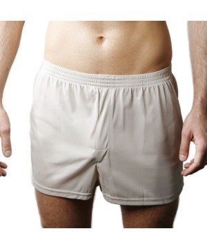 Boxers Mens Tricot Boxer Short Silver - C9115CGV7X3