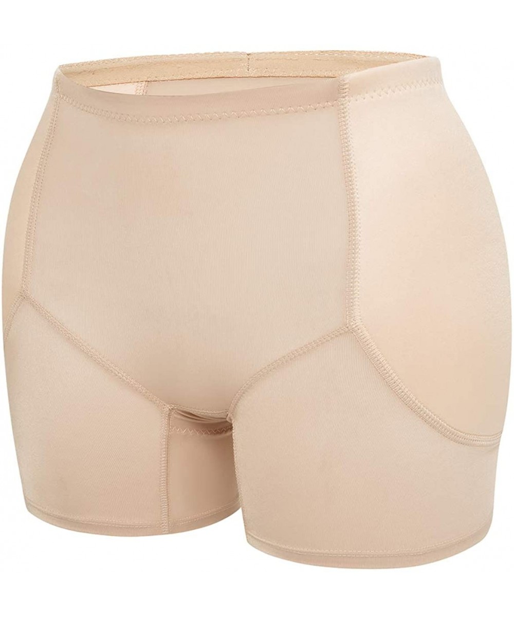 Shapewear Women Lace Padded Seamless Butt Hip Enhancer Shaper Panties Underwear - Apricot(new) - CC192CU2H7L