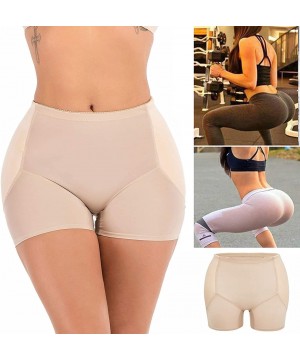 Shapewear Women Lace Padded Seamless Butt Hip Enhancer Shaper Panties Underwear - Apricot(new) - CC192CU2H7L