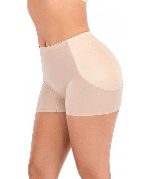 Shapewear Women Lace Padded Seamless Butt Hip Enhancer Shaper Panties Underwear - Apricot(new) - CC192CU2H7L