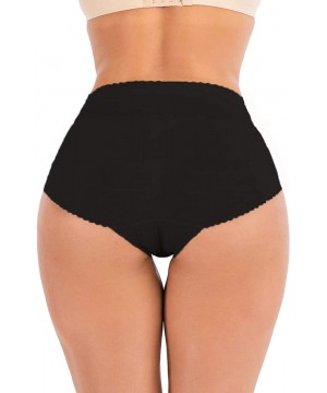 Shapewear Seamless Butt Lifter Padded Panty Enhancing Body Shaper Boy Shorts for Women - Blackness - C318AGUMYKS