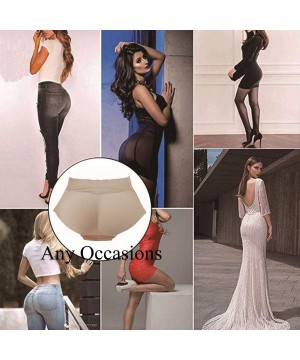 Shapewear Seamless Butt Lifter Padded Panty Enhancing Body Shaper Boy Shorts for Women - Blackness - C318AGUMYKS