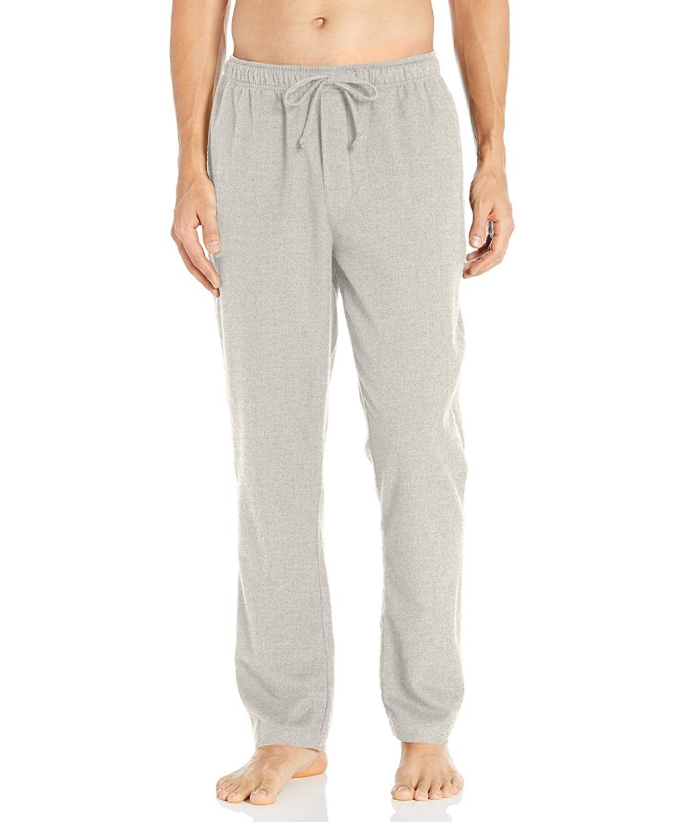 Sleep Bottoms Men's Flannel Pajama Pant - Heather Grey - CR18SKSIWOY