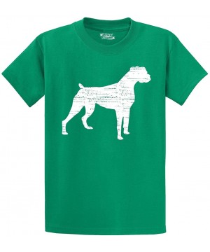 Boxers Men's Boxer Dog T-Shirt - Kelly Green - CA18TZD3QE5