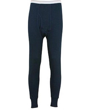 Thermal Underwear Mens Icetex Dual Face Fleeced Thermal Long John Pant - Black - CJ115509G93