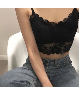 Accessories Lingerie Fashion Lace Strap Wrapped Chest Shirt Top Underwear Sexy for Women White Black One Size - Black - CN196...