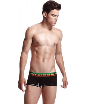 Boxer Briefs Mens Low-Rise Sexy Trunk Boxer Brief Underwear - 2323 Black - CO11I2OMKN3