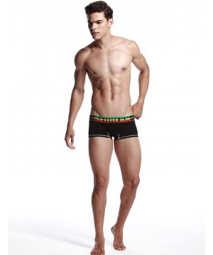 Boxer Briefs Mens Low-Rise Sexy Trunk Boxer Brief Underwear - 2323 Black - CO11I2OMKN3