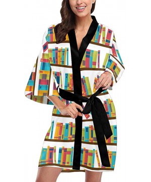 Robes Custom Cute Bone Heart Pattern Women Kimono Robes Beach Cover Up for Parties Wedding (XS-2XL) - Multi 5 - CT194S4U305