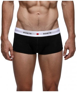 Boxer Briefs Men's Underwear Trunks Cotton 5-Pack Low Rise Boxer Briefs - R618(5-pack) - CU18XGUIOOQ