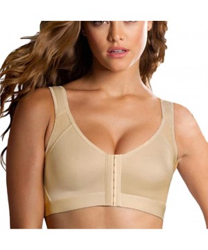 Bustiers & Corsets New Sports Yoga Bras Comfortable Women High Impact Posture Corrector Lift Up Bra - Khaki - C818YGL7DUE