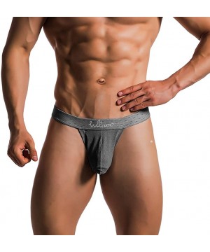 G-Strings & Thongs Men's Thongs Underwear- Low Rise Stretch Sexy Mesh G-String Quick Dry Jockstrap Athletic Supporters Multip...