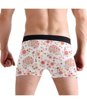 Boxer Briefs Mens Boxer Briefs Underwear Country Music Breathable Pouch Soft Underwear - Childish Floral Pattern Flowers and ...