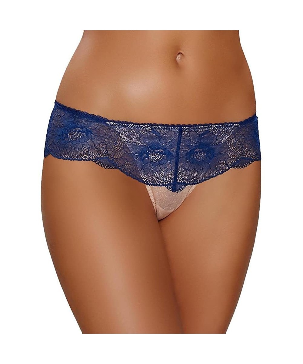 Panties Women's B.Provocative Tanga Panty - Marine - CG12F1E8WTR