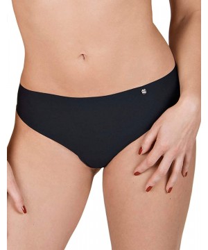 Panties 22206 Women's Bella Brazilian Seamless Brief - Black - CN18XR44NZW