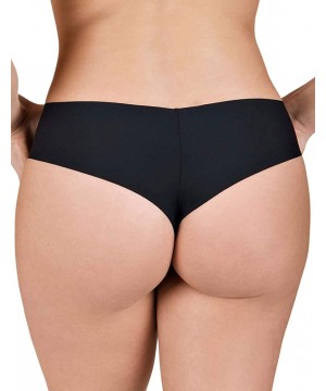 Panties 22206 Women's Bella Brazilian Seamless Brief - Black - CN18XR44NZW