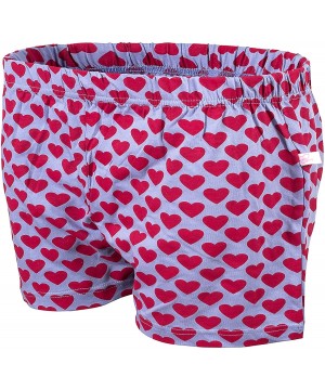 Bottoms Women's Shorts Made from Organic Cotton - 1pc Heart Red - CZ12NZSY78R