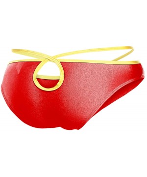 Bikinis Holes Bikini - Red - CU1979UZMR3