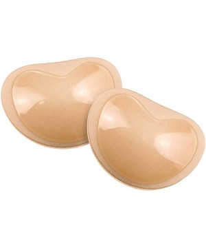 Accessories Women Bra Pads Inserts Lift Breast Inserts Breathable Push Up Sticky Silicone Bra Cups - 1 Pair Beige - CC18UMX6UMY