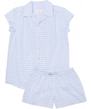 Sets Gingham Luxe Pima Cotton Short Set - Pink - C318LGUODOH