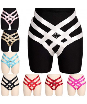 Garters & Garter Belts Womens Punk Body Harness Triangle Bikini Fashion Sexy Elastic Strap Belt Pentagram Dance Festival EDC ...