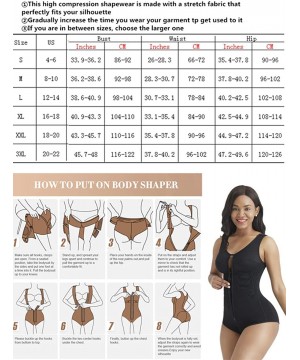 Shapewear Women Waist Trainer Bodysuit Tummy Control Corset Full Body Shaper Cincher Shapewear - Beige 6 - CG19D39LU36