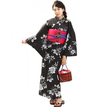 Robes Kimono Yukata Women's Single Item 20 Patterns to Choose F Size - X10-12 - CB19DHSZTZK