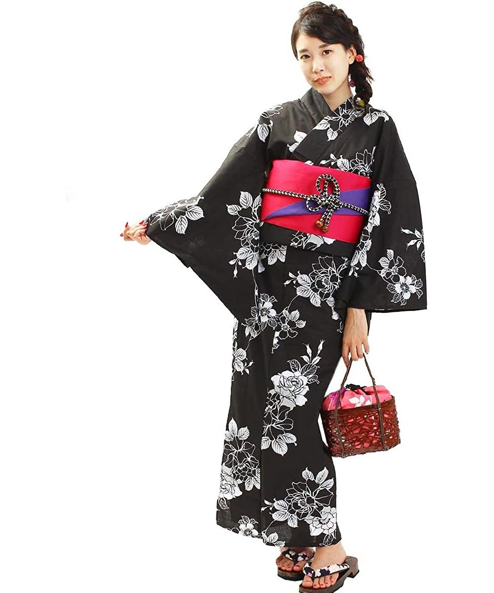 Robes Kimono Yukata Women's Single Item 20 Patterns to Choose F Size - X10-12 - CB19DHSZTZK