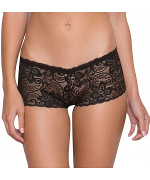 Baby Dolls & Chemises Womens Sexy ow-Waisted Lace Panties Lingerie Underwear Seduction Underpants - A Black - CJ195XAZZY0