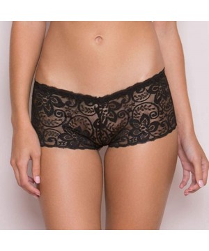 Baby Dolls & Chemises Womens Sexy ow-Waisted Lace Panties Lingerie Underwear Seduction Underpants - A Black - CJ195XAZZY0