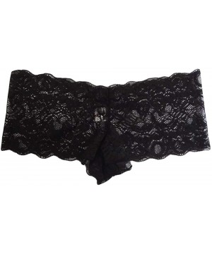 Baby Dolls & Chemises Womens Sexy ow-Waisted Lace Panties Lingerie Underwear Seduction Underpants - A Black - CJ195XAZZY0