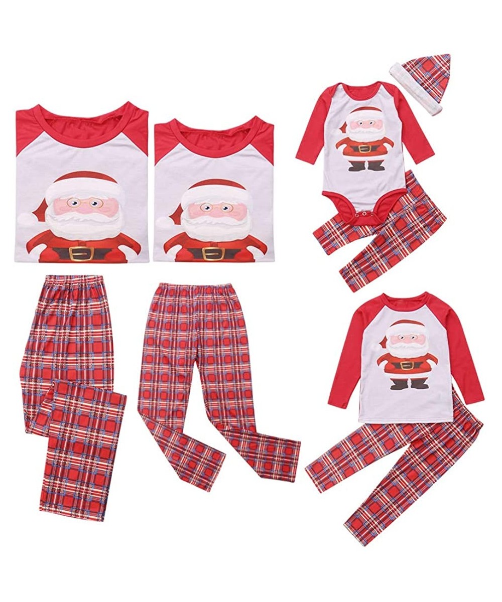 Sets Family Matching Baby Boys Girls Pajamas Sets Christmas Long Sleeve and Pants Xmas Sleepwear Outfits - Child - CS18HAHES02