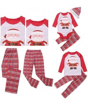 Sets Family Matching Baby Boys Girls Pajamas Sets Christmas Long Sleeve and Pants Xmas Sleepwear Outfits - Child - CS18HAHES02