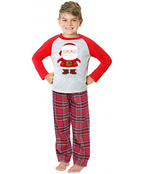 Sets Family Matching Baby Boys Girls Pajamas Sets Christmas Long Sleeve and Pants Xmas Sleepwear Outfits - Child - CS18HAHES02