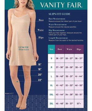 Slips Women's Daywear Solutions Half Slip 11711 - Star White - C81117J8JLR