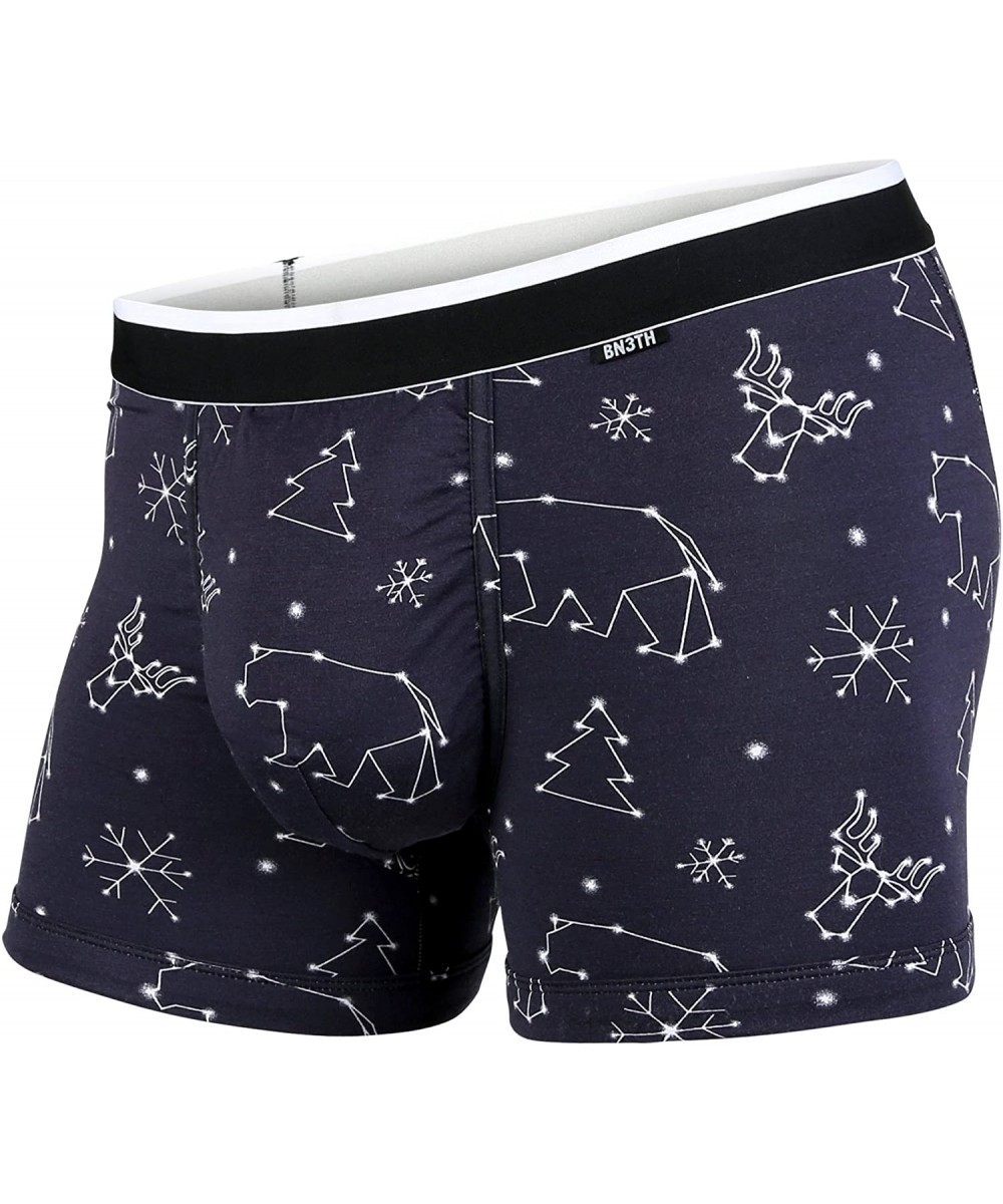 Briefs Classics Trunk Brief Premium Underwear with Pouch - Stargazing - C318EA0Q3S4