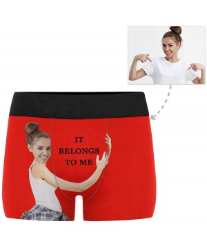 Boxers Custom Face Boxers It Belongs to Me Purple Personalized Face Briefs Underwear for Men - Multi 5 - CP18XXHE00A