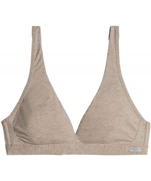 Bras Womens Lara Natural Cotton Triangle Bra - Natural - 112i - Natural Blend - C8194MC7TAH