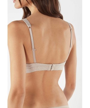 Bras Womens Lara Natural Cotton Triangle Bra - Natural - 112i - Natural Blend - C8194MC7TAH