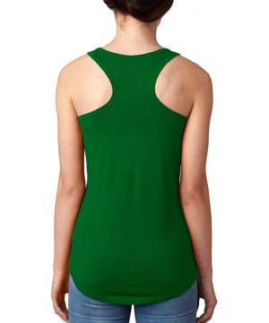 Camisoles & Tanks This is My Day Drinking Shirt Womens Racerback Tank Top - Kelly Green - C3180Z3QCSA