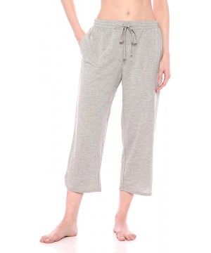 Bottoms Women's French Terry Knit Pant - Heather Grey - CH18O38G5SA