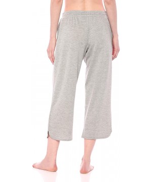 Bottoms Women's French Terry Knit Pant - Heather Grey - CH18O38G5SA