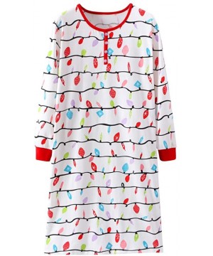 Sets Family Christmas Pajamas Set Colorful Sleepwear PJs Matching - Mom White - C218KA2WIWY