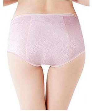 Panties Women's Period Panties Menstrual Underwear Protective Menstrual Jacquard Easy Clean - Black-apricot-purple - CG18HCELWCZ