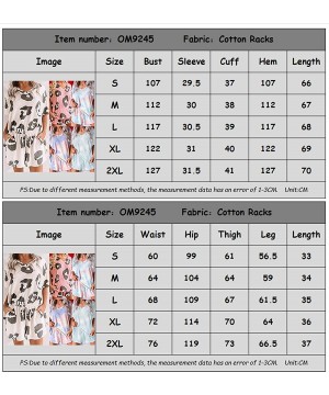 Sets Womens Pajama Sets Long Sleeve Shirt Tops + Shorts Sleepwear Pjs Sets Ladies 2 Piece Nightwear Loungewear Leopard White ...