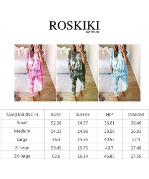 Sets Womens 2 Pieces Tie Dye Pajamas Set Sweatpants Sets Long Sleeve Pullover with Long Pants Sweatsuit Set D1213 sky Blue - ...