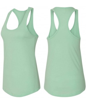 Tops Ladies If You Love Me Let Me Sleep Racerback - Mint - CG18XTT7YD4