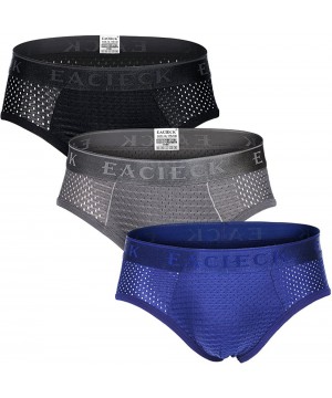 Briefs Men's Mesh Ice Silk Briefs Underwear (3-5 Pack) - Colour/a - CF18GX7366K