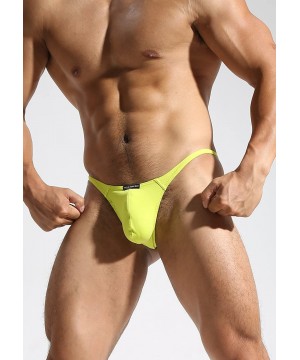 G-Strings & Thongs Sexy Thong Low Waist Men G-String Swimwear T-Back - 5 Colors Mixed - CN18K0Y40DZ